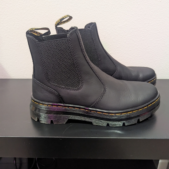 Dr Martens short Chelsea leather boot - Picture 3 of 5